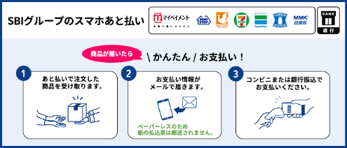 SBIグループのスマホあと払い